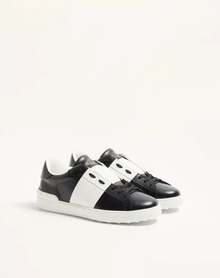 V calfskin White/Black