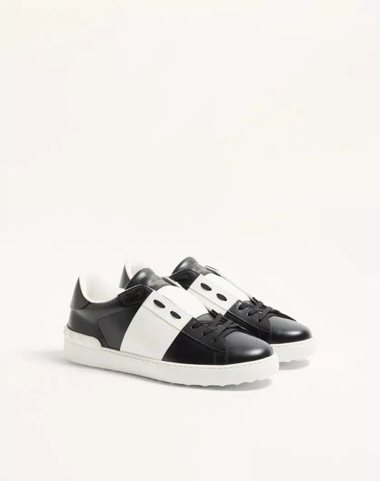 V calfskin White/Black