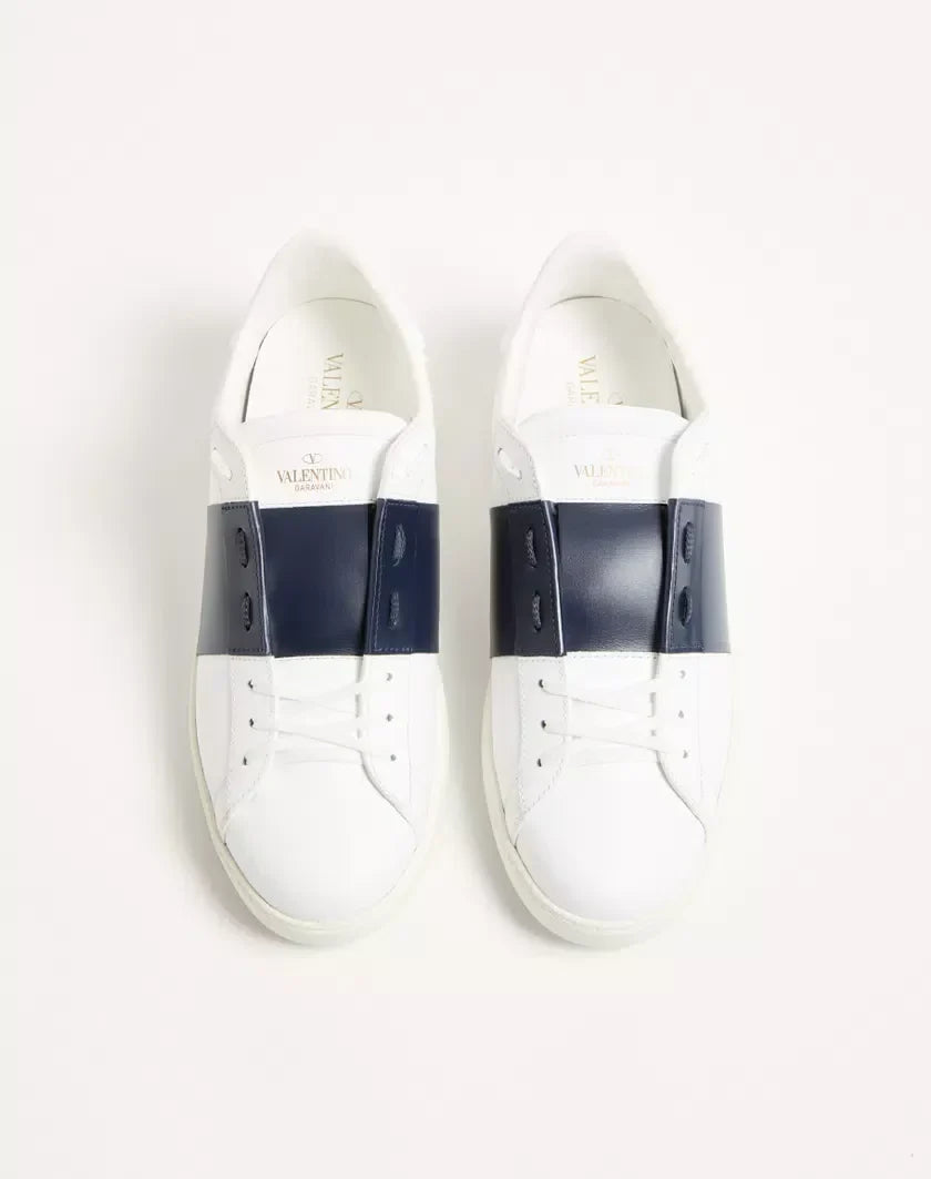 V calfskin navy blue