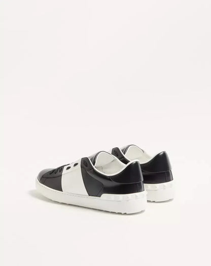 V calfskin White/Black